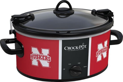 Crock-Pot® - Cook and Carry University of Nebraska 6-Qt. Slow Cooker - Red/White