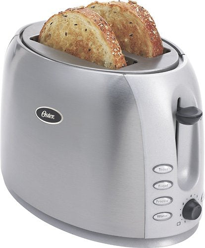 Oster - 2-Slice Wide-Slot Toaster - Black